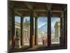 Entrance to the Amphitheatre, Design for the Opera "L'Ultimo Giorno Di Pompeii," 1827-Alessandro Sanquirico-Mounted Giclee Print