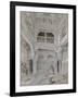 Entrance to the Baths at the Alhambra (Graphite and White Bodycolour with Brief Touches of Watercol-John Frederick Lewis-Framed Giclee Print