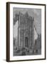 Entrance to the Cathedral of Mexico, c1890-null-Framed Giclee Print