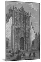 Entrance to the Cathedral of Mexico, c1890-null-Mounted Giclee Print