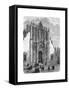 Entrance to the Cathedral of Mexico City, Late 19th Century-null-Framed Stretched Canvas