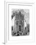 Entrance to the Cathedral of Mexico City, Late 19th Century-null-Framed Giclee Print