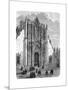 Entrance to the Cathedral of Mexico City, Late 19th Century-null-Mounted Giclee Print