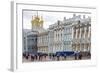 Entrance to the Catherine Palace, Tsarskoe Selo, St. Petersburg, Russia, Europe-Michael-Framed Photographic Print