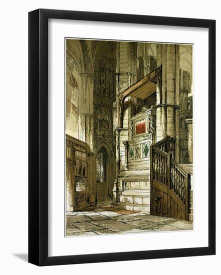 Entrance to the Chapel of Edward the Confessor, UK-null-Framed Giclee Print