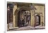 Entrance to the Charterhouse-Charles Edwin Flower-Framed Giclee Print