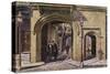 Entrance to the Charterhouse-Charles Edwin Flower-Stretched Canvas