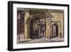 Entrance to the Charterhouse-Charles Edwin Flower-Framed Giclee Print