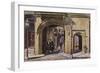 Entrance to the Charterhouse-Charles Edwin Flower-Framed Giclee Print