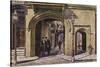 Entrance to the Charterhouse-Charles Edwin Flower-Stretched Canvas