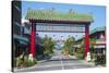 Entrance to the Chinese Quarter, Noumea, New Caledonia, Pacific-Michael Runkel-Stretched Canvas