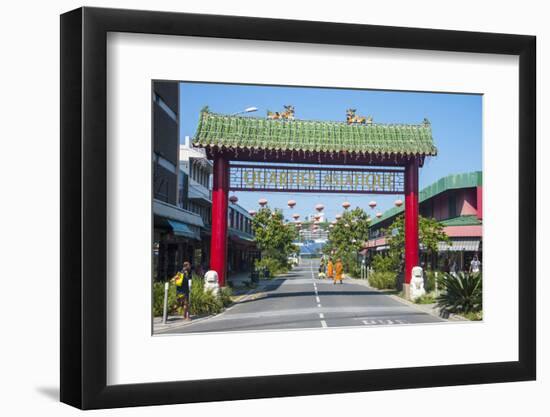 Entrance to the Chinese Quarter, Noumea, New Caledonia, Pacific-Michael Runkel-Framed Photographic Print