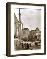 Entrance to the City, Cairo, Egypt, 1928-Louis Cabanes-Framed Giclee Print