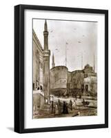 Entrance to the City, Cairo, Egypt, 1928-Louis Cabanes-Framed Giclee Print