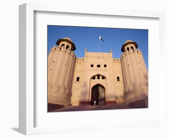 Entrance to the City Fort Built by the Moghuls Between 1524 and 1764, Lahore City, Punjab, Pakistan-Alain Evrard-Framed Photographic Print