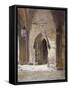 Entrance to the Cloisters from Dean's Court, Westminster Abbey, London, 1881-John Crowther-Framed Stretched Canvas