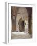 Entrance to the Cloisters from Dean's Court, Westminster Abbey, London, 1881-John Crowther-Framed Giclee Print