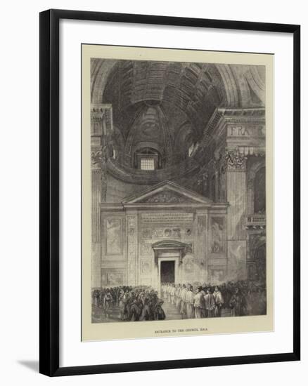 Entrance to the Council Hall-null-Framed Giclee Print