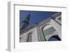 Entrance to the Courtyard, with Minaret, Blue Mosque, Istanbul, Turkey, Western Asia-Martin Child-Framed Photographic Print