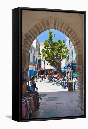 Entrance to the Essaouira's Old Medina-Matthew Williams-Ellis-Framed Stretched Canvas