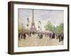 Entrance to the Exposition Universelle, 1889-Jean Béraud-Framed Giclee Print