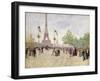 Entrance to the Exposition Universelle, 1889-Jean Béraud-Framed Giclee Print