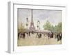 Entrance to the Exposition Universelle, 1889-Jean Béraud-Framed Giclee Print