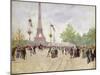 Entrance to the Exposition Universelle, 1889-Jean Béraud-Mounted Giclee Print