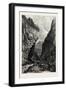 Entrance to the Gasteren Thal, Bernese Oberland, Berner Oberland, Switzerland, 19th Century-null-Framed Giclee Print