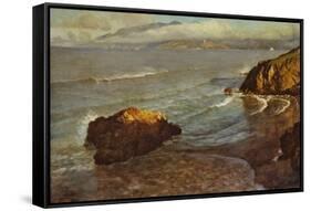 Entrance to the Golden Gate-Albert Bierstadt-Framed Stretched Canvas