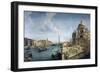 Entrance to the Grand Canal and Santa Maria Della Salute, Venice-Michele Marieschi-Framed Giclee Print