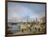 Entrance to the Grand Canal from the Molo, Venice, 1742-44-Canaletto Canal-Framed Art Print