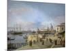 Entrance to the Grand Canal from the Molo, Venice, 1742-44-Canaletto Canal-Mounted Art Print