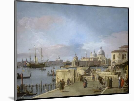 Entrance to the Grand Canal from the Molo, Venice, 1742-44-Canaletto Canal-Mounted Art Print