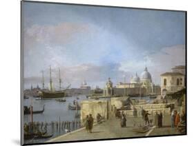 Entrance to the Grand Canal from the Molo, Venice, 1742-44-Canaletto Canal-Mounted Art Print