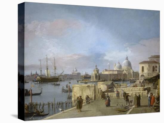 Entrance to the Grand Canal from the Molo, Venice, 1742-44-Canaletto Canal-Stretched Canvas