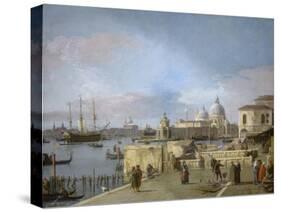 Entrance to the Grand Canal from the Molo, Venice, 1742-44-Canaletto Canal-Stretched Canvas