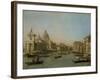 Entrance to the Grand Canal Near the Punta Della Dogana and Santa Maria Della Salute-Canaletto-Framed Art Print