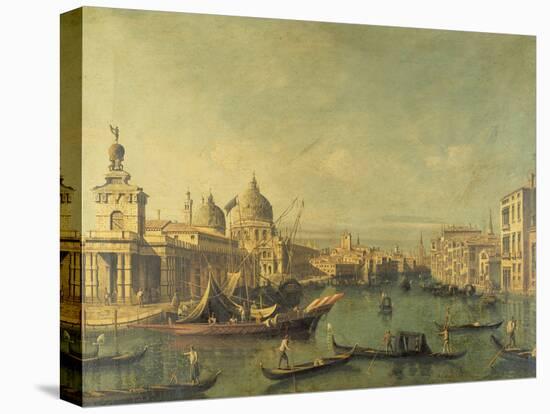 Entrance to the Grand Canal, Venice by Bernardo Bellotto-Bernardo Bellotto-Stretched Canvas