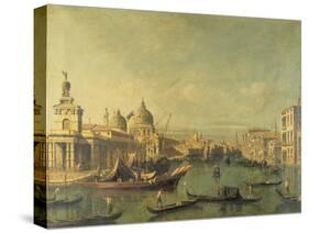 Entrance to the Grand Canal, Venice by Bernardo Bellotto-Bernardo Bellotto-Stretched Canvas