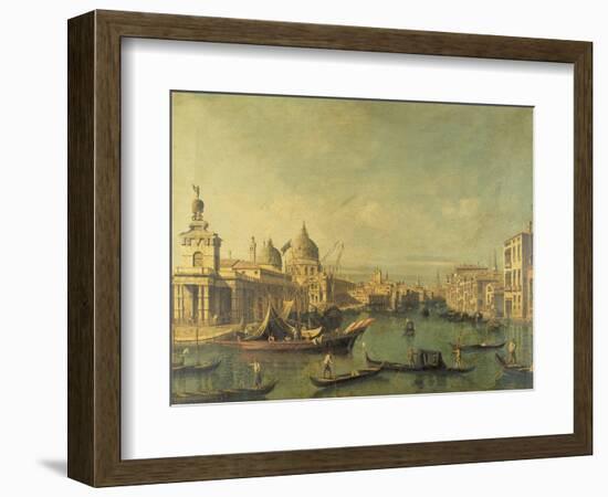 Entrance to the Grand Canal, Venice by Bernardo Bellotto-Bernardo Bellotto-Framed Giclee Print