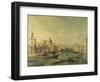 Entrance to the Grand Canal, Venice by Bernardo Bellotto-Bernardo Bellotto-Framed Giclee Print