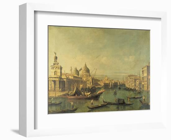 Entrance to the Grand Canal, Venice by Bernardo Bellotto-Bernardo Bellotto-Framed Giclee Print