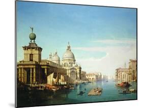 Entrance to the Grand Canal, Venice, with the Church of Santa Maria Della Salute-Jules Romain Youant-Mounted Giclee Print