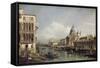 Entrance to the Grand Canal, Venice-Bernardo Bellotto-Framed Stretched Canvas