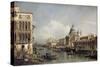 Entrance to the Grand Canal, Venice-Bernardo Bellotto-Stretched Canvas