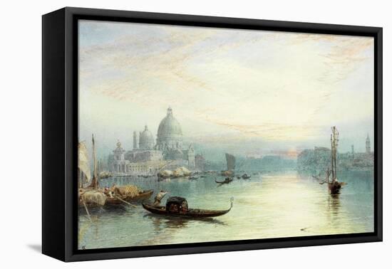 Entrance to the Grand Canal, Venice-Myles Birket Foster-Framed Stretched Canvas