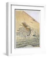 Entrance to the Great Pyramid, Egypt, 19th Century-Richard Phene Spiers-Framed Giclee Print