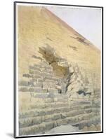 Entrance to the Great Pyramid, Egypt, 19th Century-Richard Phene Spiers-Mounted Giclee Print