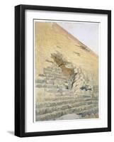 Entrance to the Great Pyramid, Egypt, 19th Century-Richard Phene Spiers-Framed Giclee Print